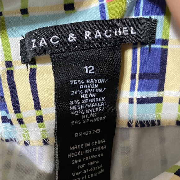 Zac & Rachel bright casual pants  size 12 - Picture 10 of 11